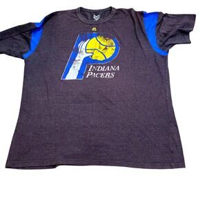 Vtg.Hardwood Classics by Majestic   Indiana Pacers T Shirt Size 3XLT Thrashed